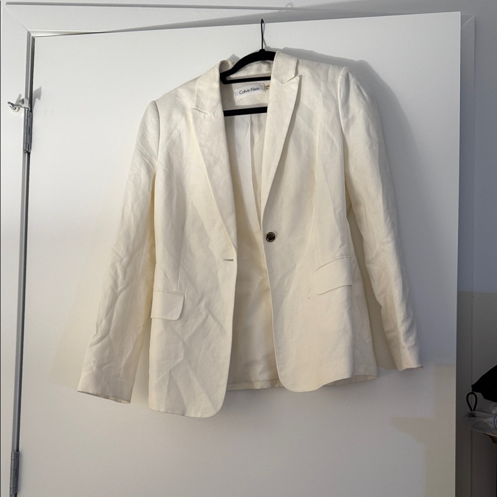Calvin Klein Off-White Blazer